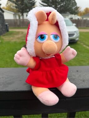 1987 Baby Miss Piggy Plush Toy
